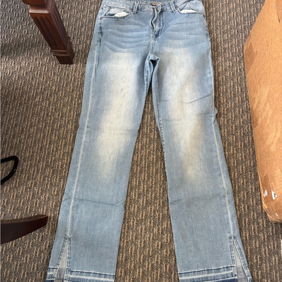 Laurie Felt Denim - Laurie Felt Light Blue Straight Leg Jeans